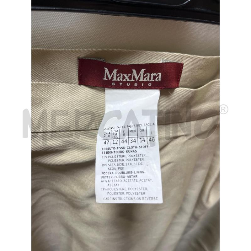 GONNA MAX MARA BEIGE | Mercatino dell'Usato Ciampino 3