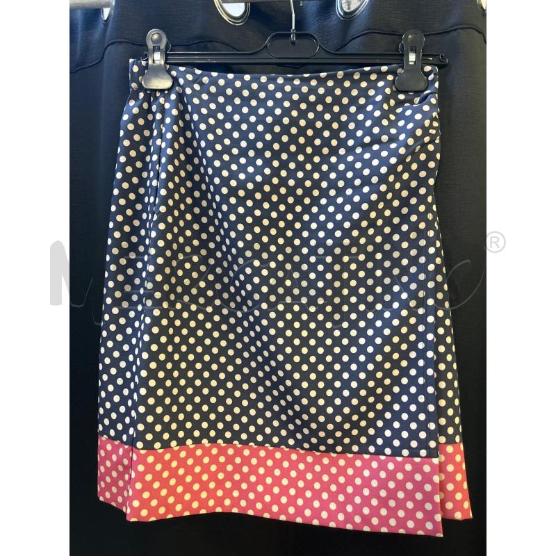 GONNA PIANURA STUDIO BLU POIS BEIGE STR ROSA SOTTO | Mercatino dell'Usato Ciampino 1