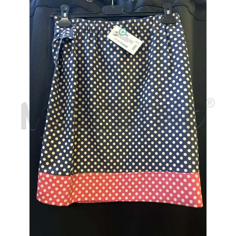 GONNA PIANURA STUDIO BLU POIS BEIGE STR ROSA SOTTO | Mercatino dell'Usato Ciampino 2
