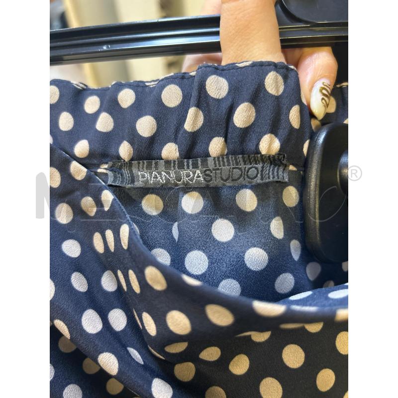 GONNA PIANURA STUDIO BLU POIS BEIGE STR ROSA SOTTO | Mercatino dell'Usato Ciampino 3