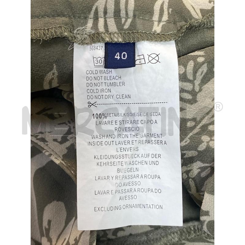 GONNA TRUSSARDI SETA VERDE FANT BEIGE | Mercatino dell'Usato Ciampino 5