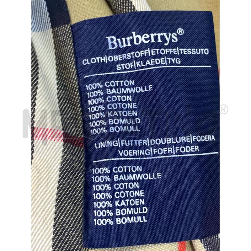 IMPERMEABILE BURBERRYS BEIGE | Mercatino dell'Usato Ciampino 5