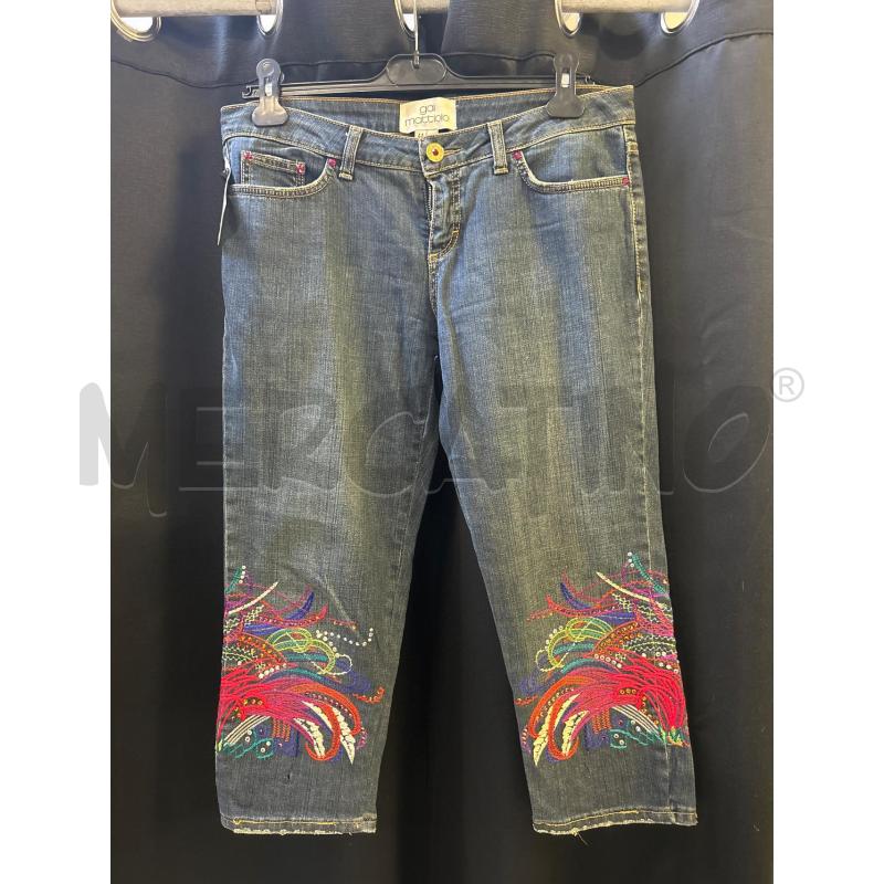 JEANS DONNA GAI MATTIOLO RICAMI E BRILL SOTTO | Mercatino dell'Usato Ciampino 1