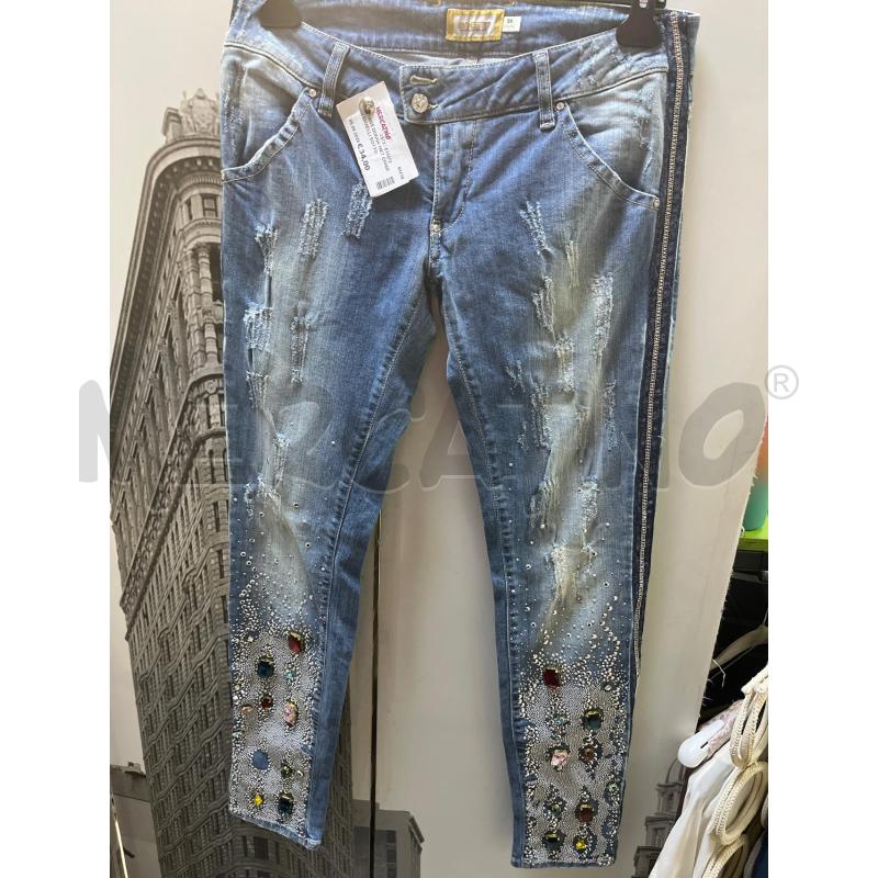 JEANS DONNA MET CHIARI GIOIELLI SOTTO  | Mercatino dell'Usato Ciampino 1
