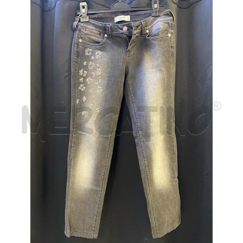 JEANS DONNA NERI GRIGIO STRASS BLU GIRL BLUMARINE | Mercatino dell'Usato Ciampino 1