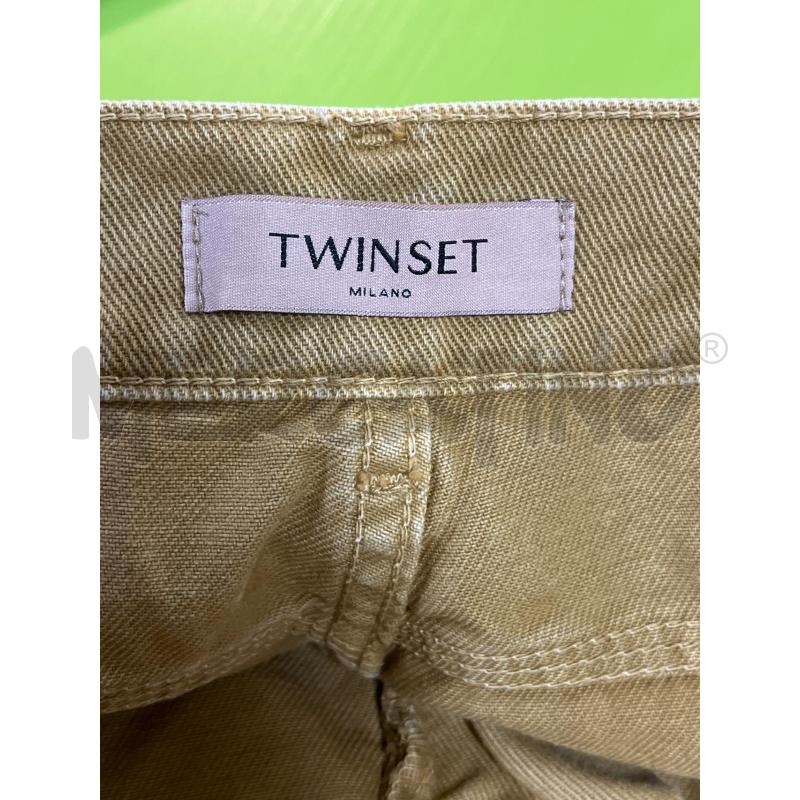 JEANS DONNA TWINSET GIALLO  | Mercatino dell'Usato Ciampino 3