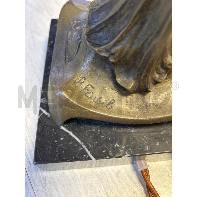 LAMPADA B FAVRILE EPOCA STILE TIFFANY STATUA DONNA  | Mercatino dell'Usato Ciampino 5