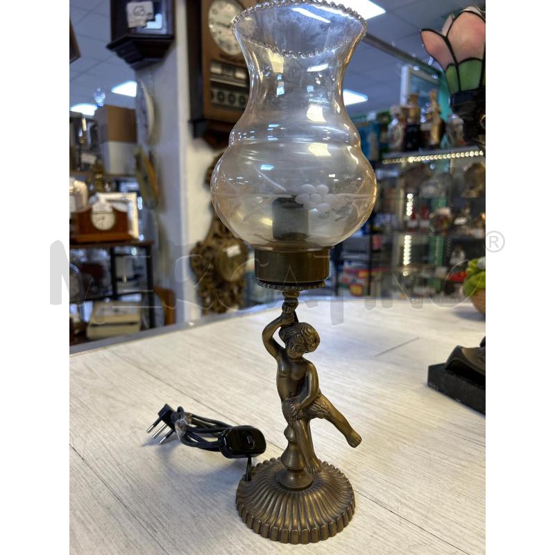 LAMPADA PUTTO IN OTTONE | Mercatino dell'Usato Ciampino 1