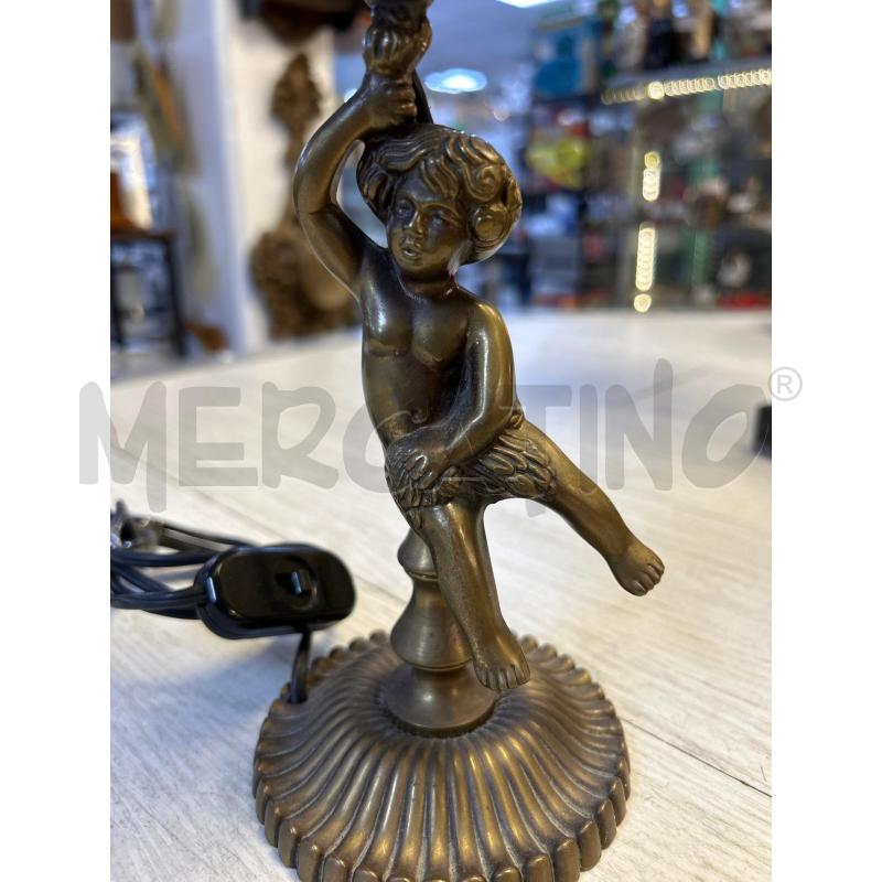 LAMPADA PUTTO IN OTTONE | Mercatino dell'Usato Ciampino 3