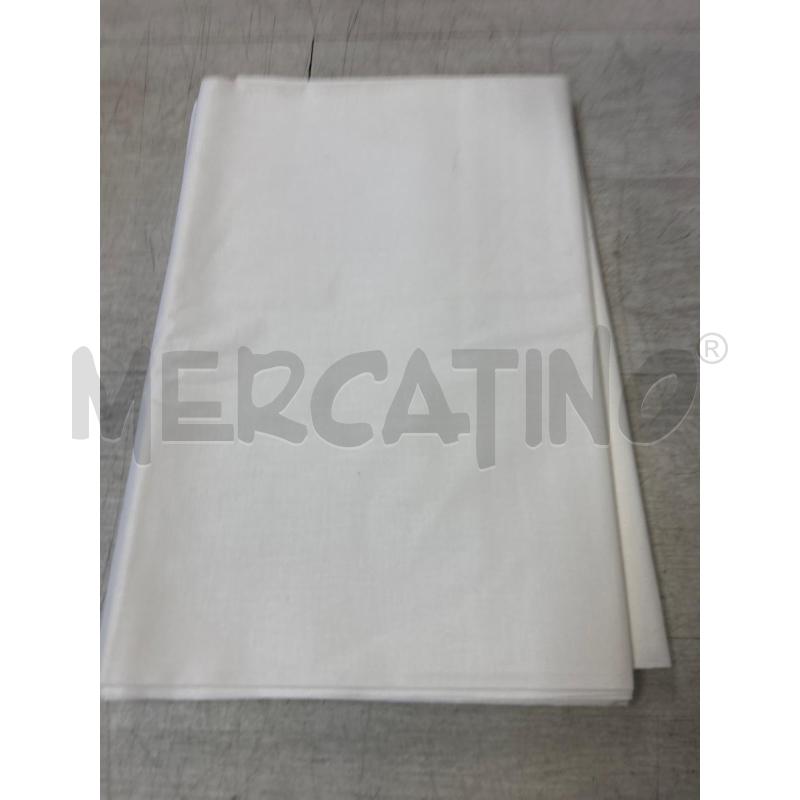 LENZUOLO MATRIMONIALE BIANCO FRETTE | Mercatino dell'Usato Ciampino 1
