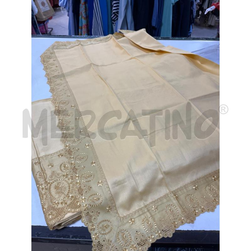 LENZUOLO MATRIMONIALE COMPLETO GIALLO ORO | Mercatino dell'Usato Ciampino 2