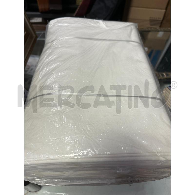 LENZUOLO MATRIMONIALE FRETTE PEZZI 10 BIANCHI IN COTONE | Mercatino dell'Usato Ciampino 1