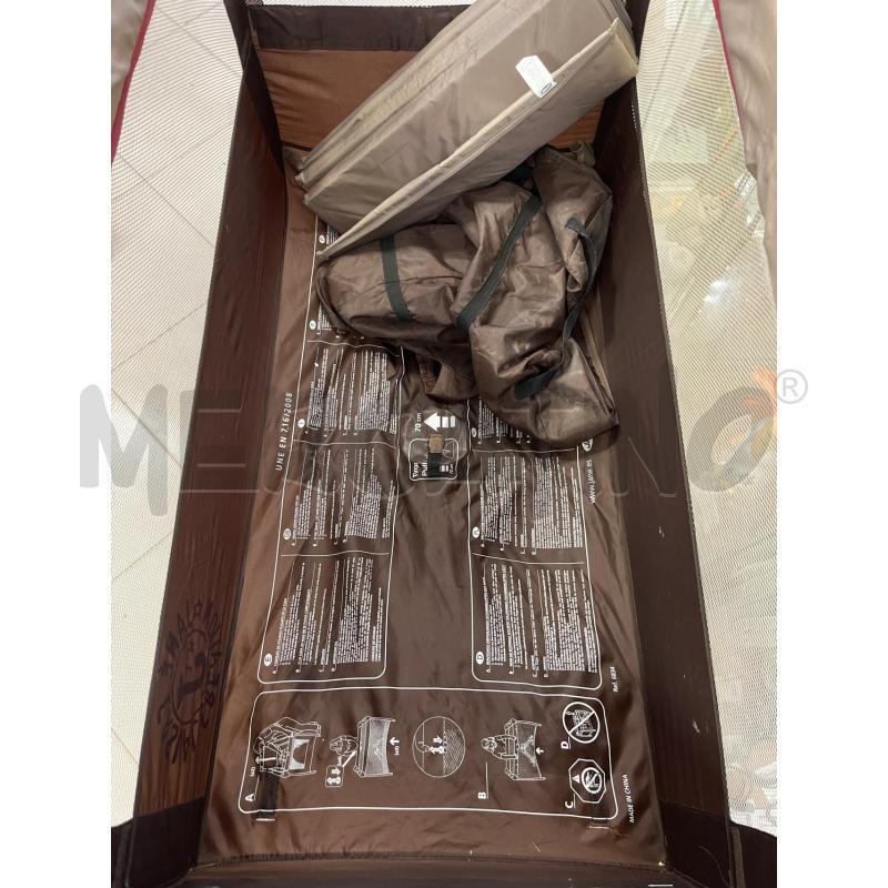LETTINO CAMPEGGIO BEIGE E MARRONE JANE | Mercatino dell'Usato Ciampino 3
