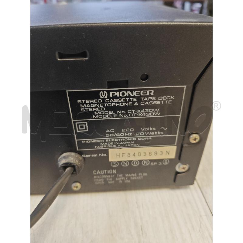 LETTORE PIONEER CTX430W DOPPIA PIASTRA | Mercatino dell'Usato Ciampino 5