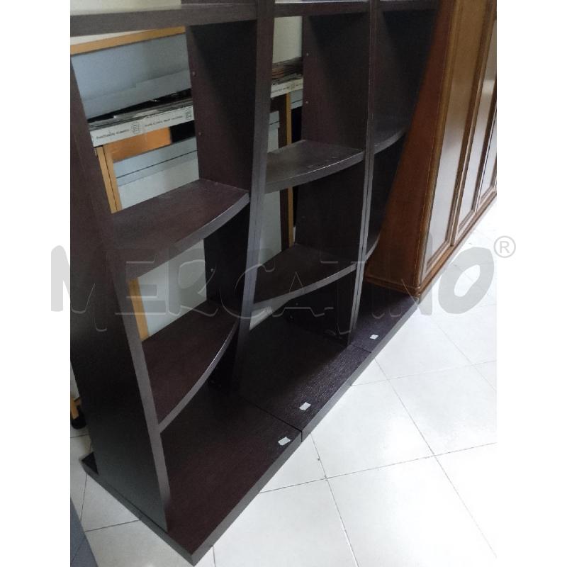 LIBRERIA WENGHE SCURO DESIGNE ESA LINE | Mercatino dell'Usato Ciampino 2