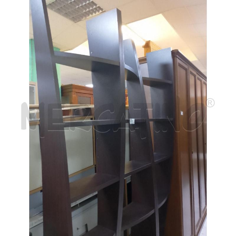 LIBRERIA WENGHE SCURO DESIGNE ESA LINE | Mercatino dell'Usato Ciampino 3