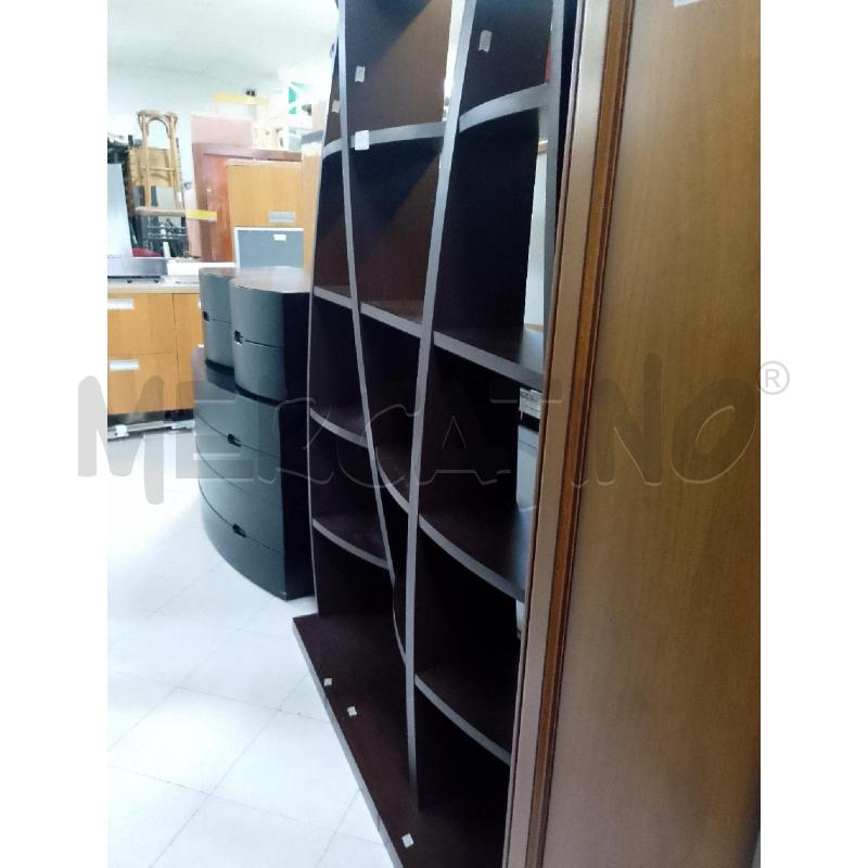 LIBRERIA WENGHE SCURO DESIGNE ESA LINE | Mercatino dell'Usato Ciampino 4