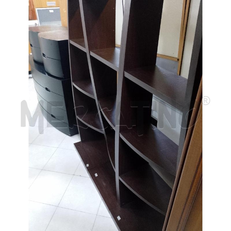 LIBRERIA WENGHE SCURO DESIGNE ESA LINE | Mercatino dell'Usato Ciampino 5