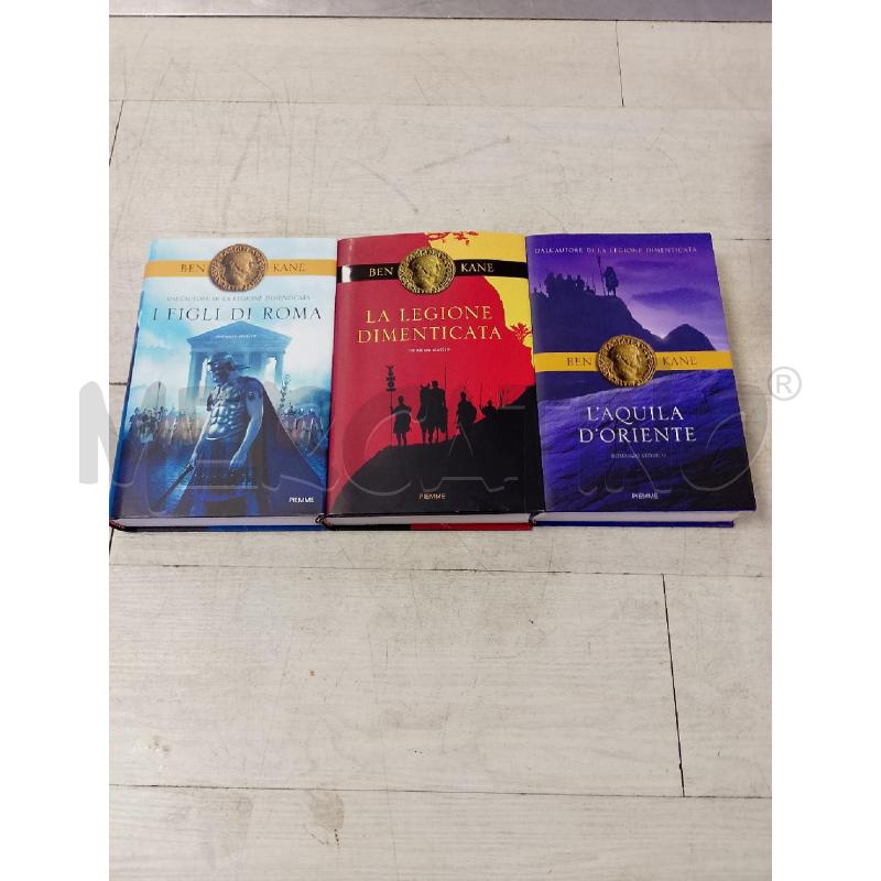 LIBRI KANE TRILOGIA - LA LEGIONE DIMENTICATA - L'AQUILA D'ORIENTE - I FIGLI DI ROMA | Mercatino dell'Usato Ciampino 1