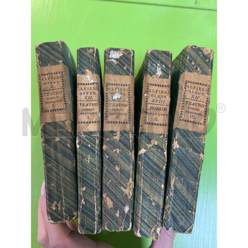 LIBRI TEATRO ANTICHI ALFIERI | Mercatino dell'Usato Ciampino 2
