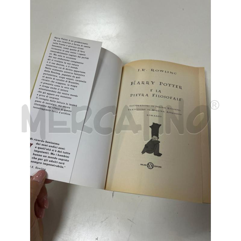 LIBRO HARRY POTTER E LA PIETRA FILOSOFALE 2006 | Mercatino dell'Usato Ciampino 2