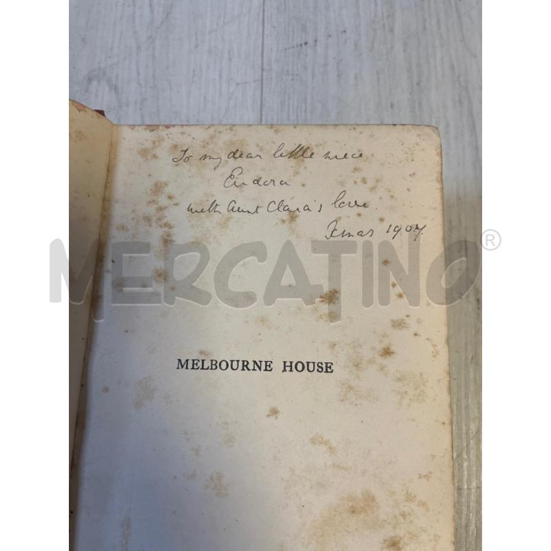 LIBRO INGLESE MELBOURN HOUSE 1906 | Mercatino dell'Usato Ciampino 3