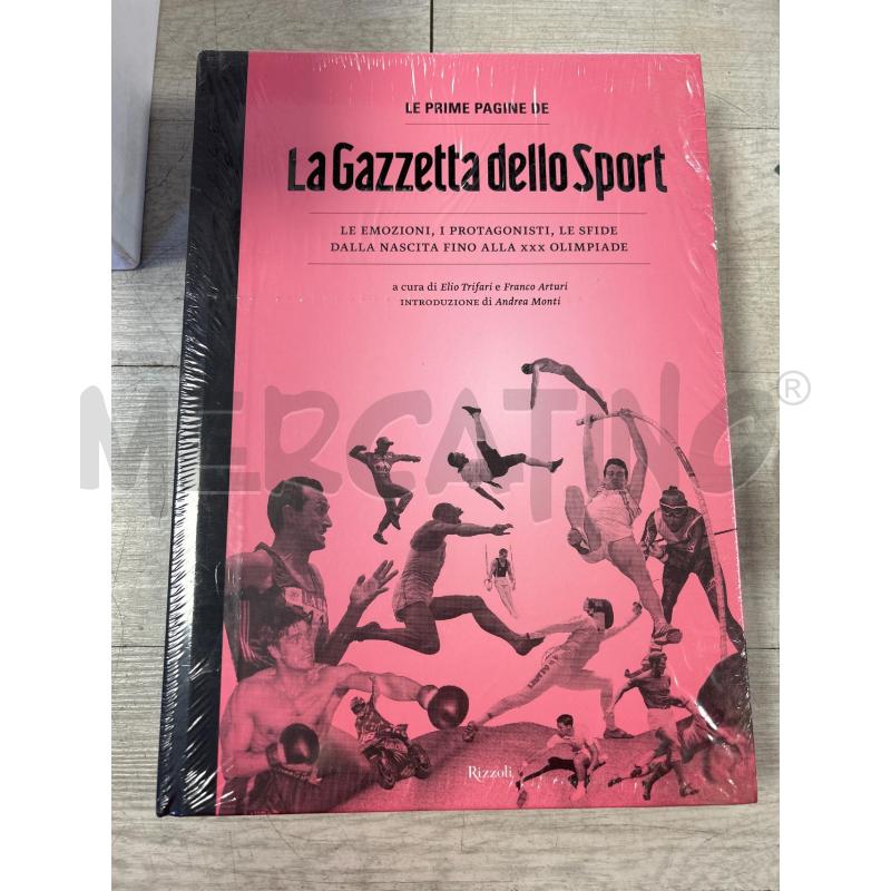 LIBRO LE PRIME PAGINE DE LA GAZZETTA DELLO SPORT | Mercatino dell'Usato Ciampino 1
