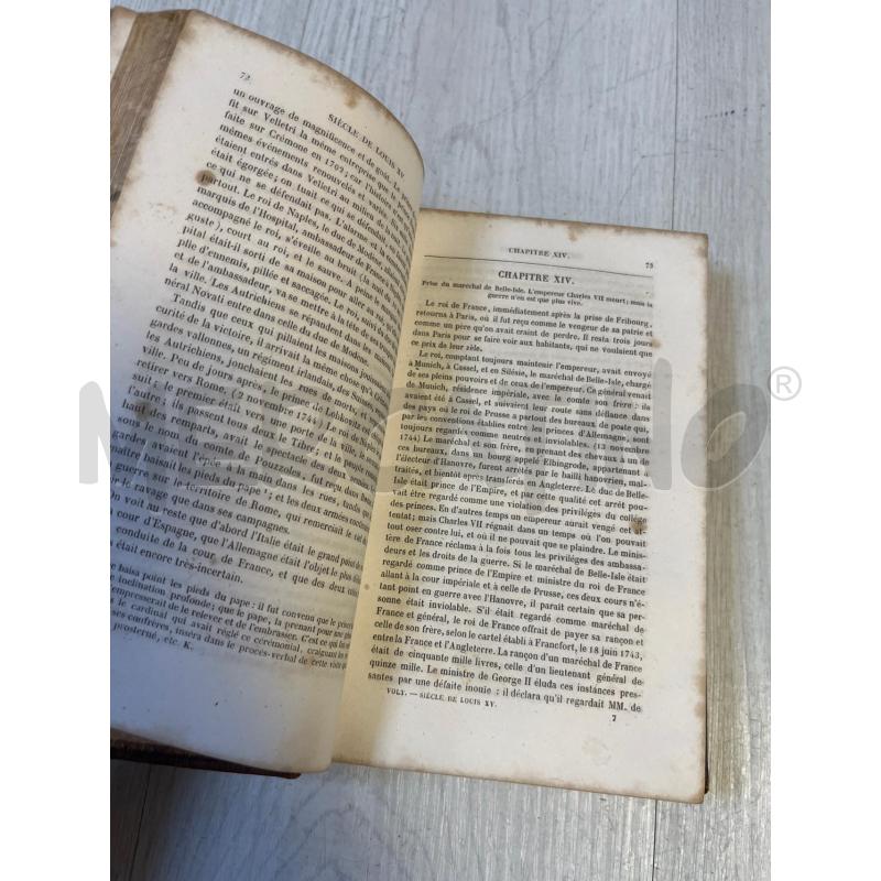 LIBRO SIECLE DE LOUIS XV 1850 | Mercatino dell'Usato Ciampino 3