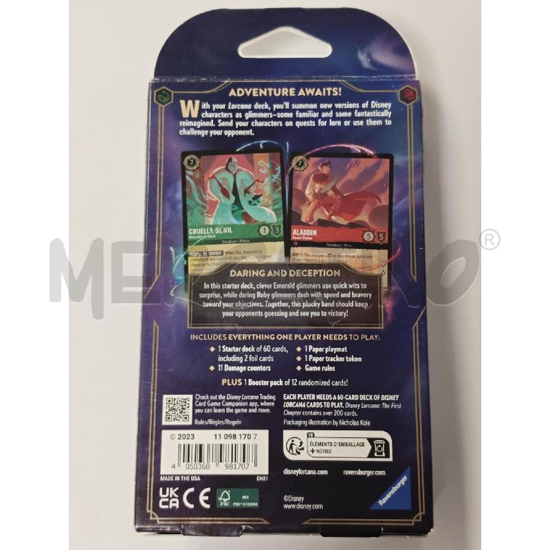LORCANA STARTE DECK THE FIRST CHAPTER  1ST EDITION | Mercatino dell'Usato Ciampino 3