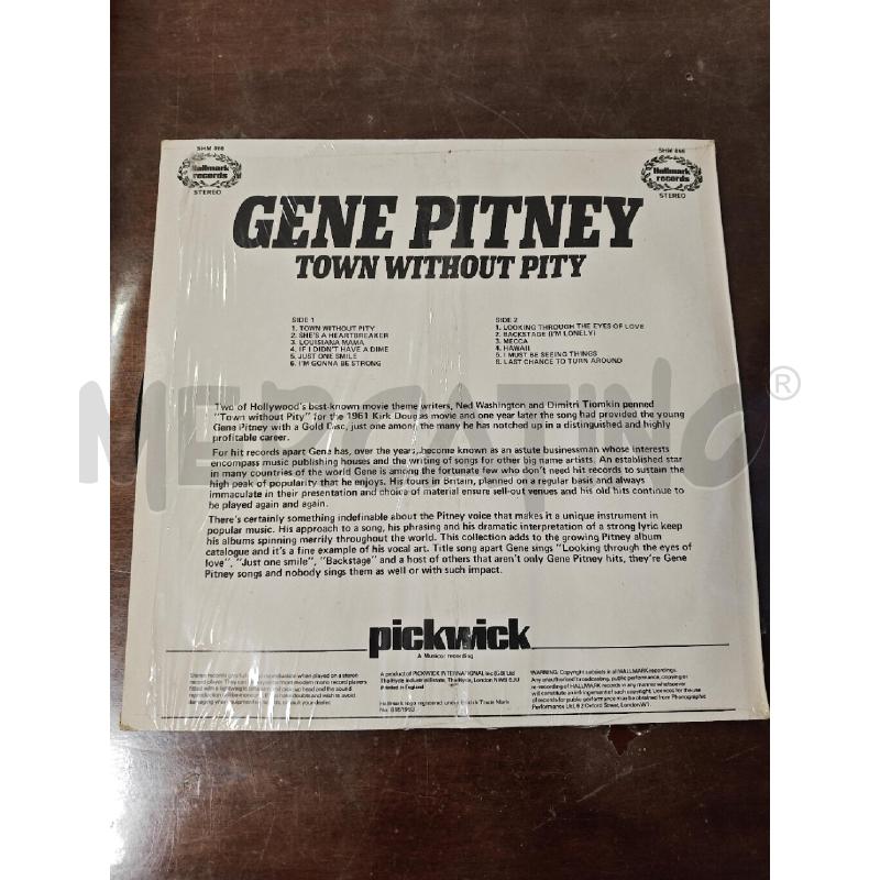 LP33 GENE PITNEY - TOWN WITHOUT PITY | Mercatino dell'Usato Ciampino 2