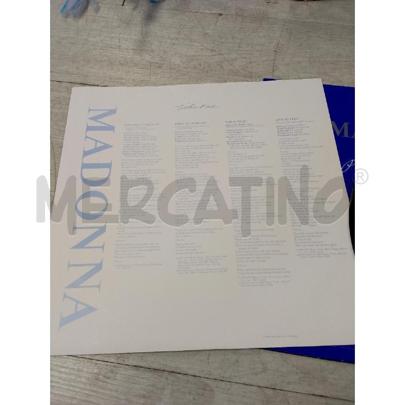 LP33 MADONNA TRUE BLUE | Mercatino dell'Usato Ciampino 5