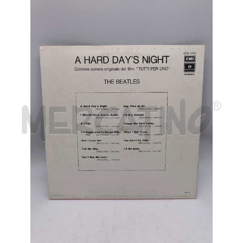 LP33 THE BEATLES A HARD DAYS NIGHT | Mercatino dell'Usato Ciampino 2