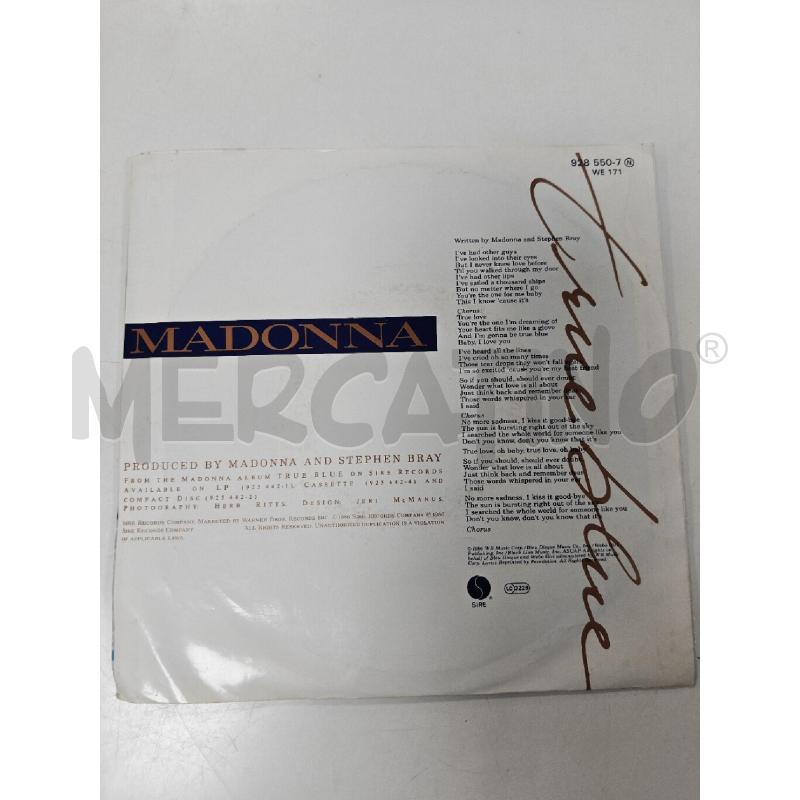 LP45 MADONNA - TRUE BLUE | Mercatino dell'Usato Ciampino 2