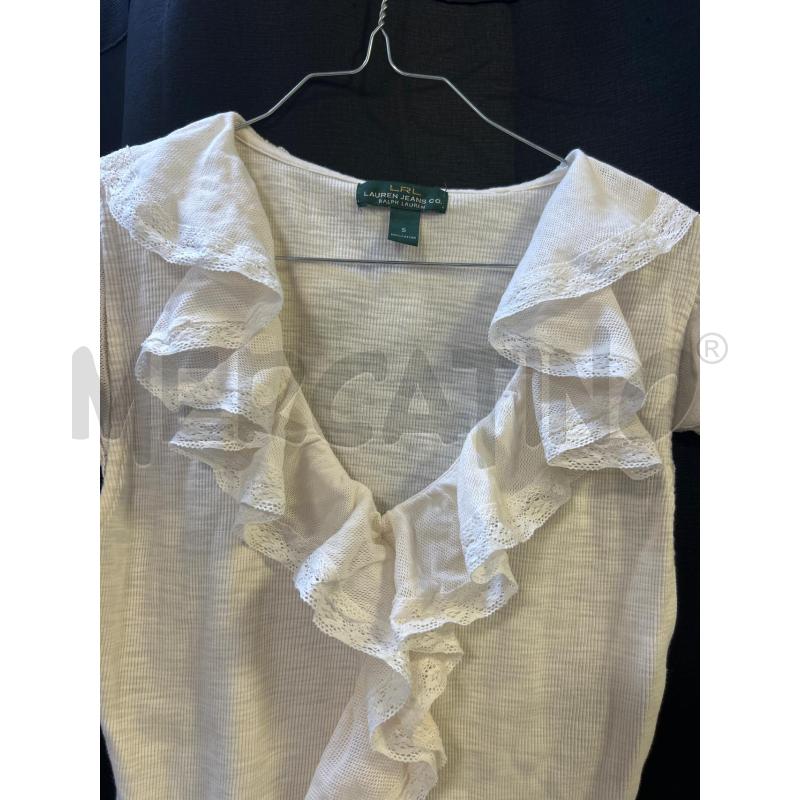 MAGLIA DONNA BIANCA LAUREN JEANS CO. | Mercatino dell'Usato Ciampino 2