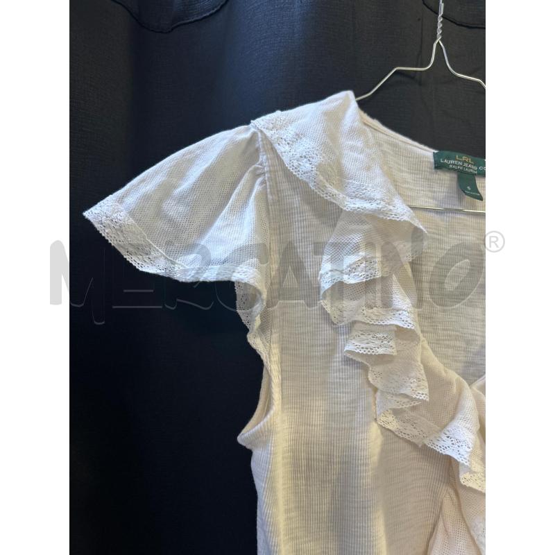 MAGLIA DONNA BIANCA LAUREN JEANS CO. | Mercatino dell'Usato Ciampino 3