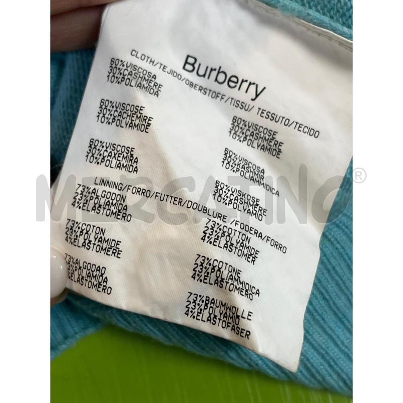 MAGLIA DONNA BURBERRY VERDINA SOTTO CAMICIA DA SMACCHIARE | Mercatino dell'Usato Ciampino 5