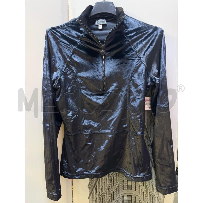 MAGLIA DONNA GIANNI VERSACE NERA VELL BRILL CERNIERA | Mercatino dell'Usato Ciampino 1