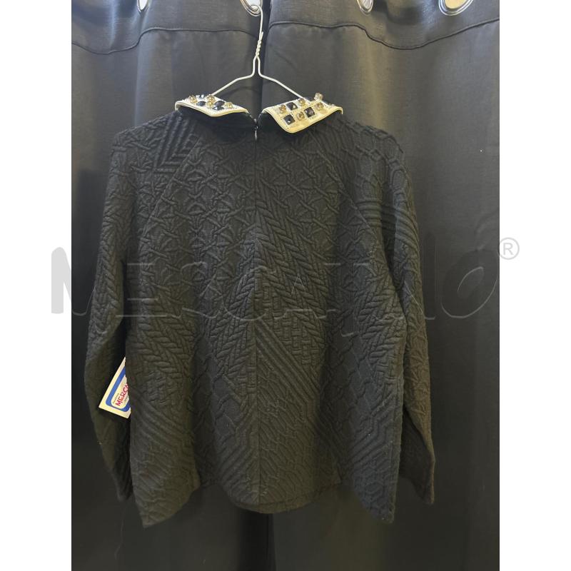 MAGLIA DONNA INTREND NERA GIOIELLI COLLETTO | Mercatino dell'Usato Ciampino 3