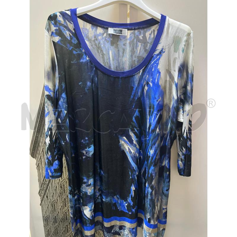 MAGLIA DONNA KRIZIA X TE BLU BIANCA NERA  | Mercatino dell'Usato Ciampino 1