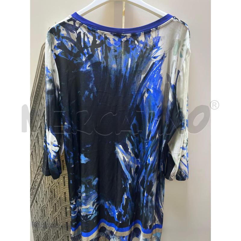 MAGLIA DONNA KRIZIA X TE BLU BIANCA NERA  | Mercatino dell'Usato Ciampino 3