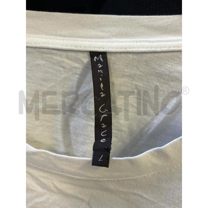 MAGLIA DONNA MANILA GRACE BIANCA CROP  | Mercatino dell'Usato Ciampino 3