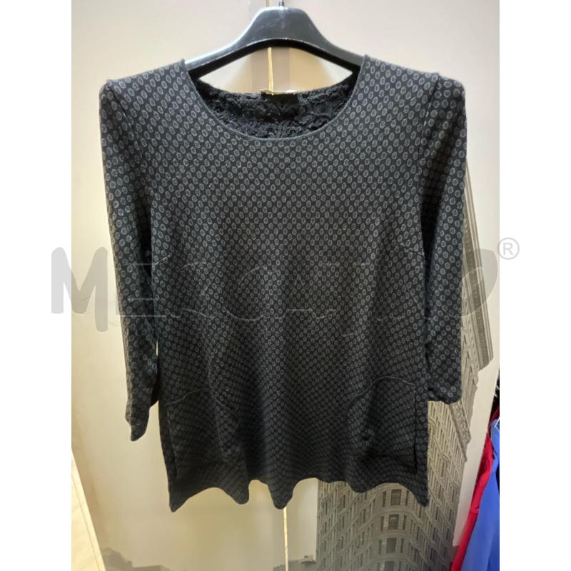 MAGLIA DONNA MARIA BELLENTANI NERA FANT GRIGIA | Mercatino dell'Usato Ciampino 1