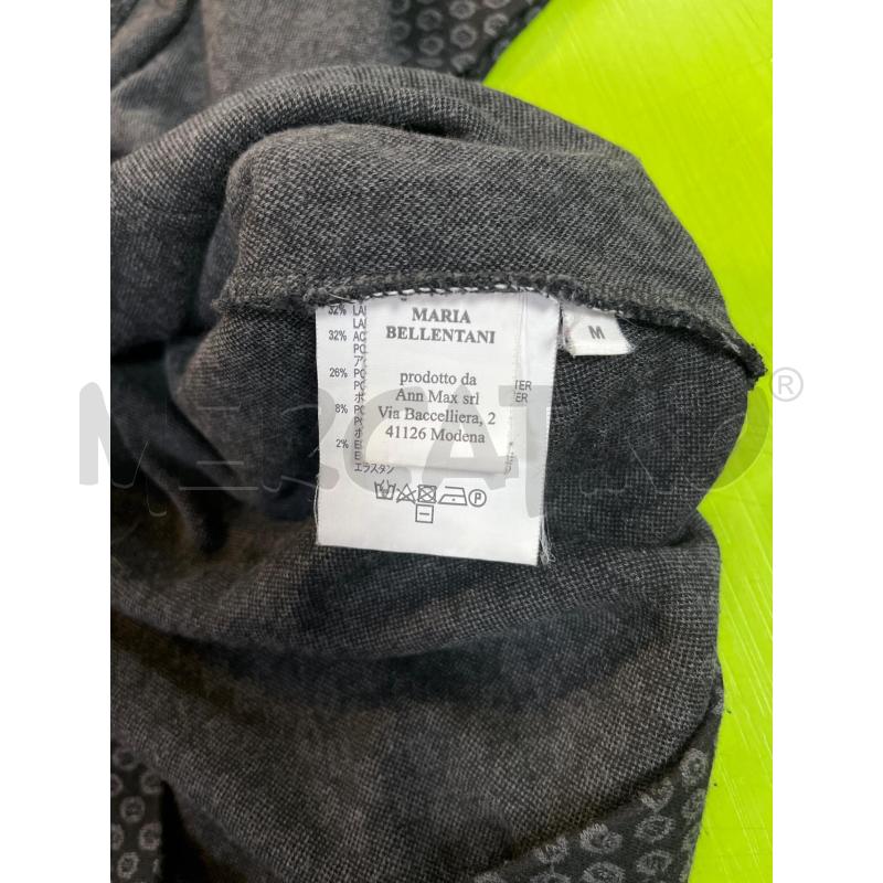 MAGLIA DONNA MARIA BELLENTANI NERA FANT GRIGIA | Mercatino dell'Usato Ciampino 5