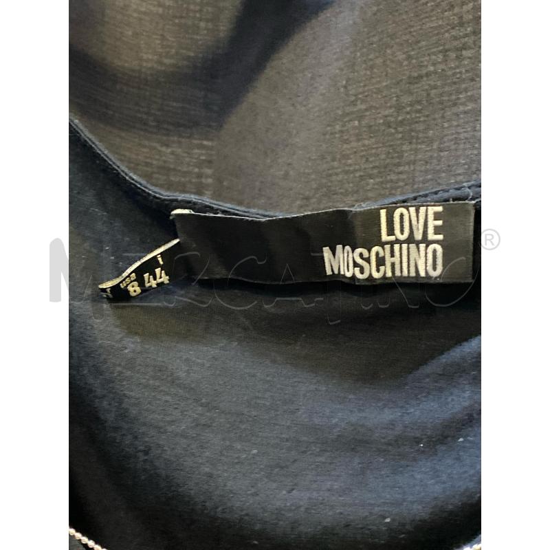 MAGLIA DONNA NO MANICHE MOSCHINO NERA STR BRILL COLLO | Mercatino dell'Usato Ciampino 2