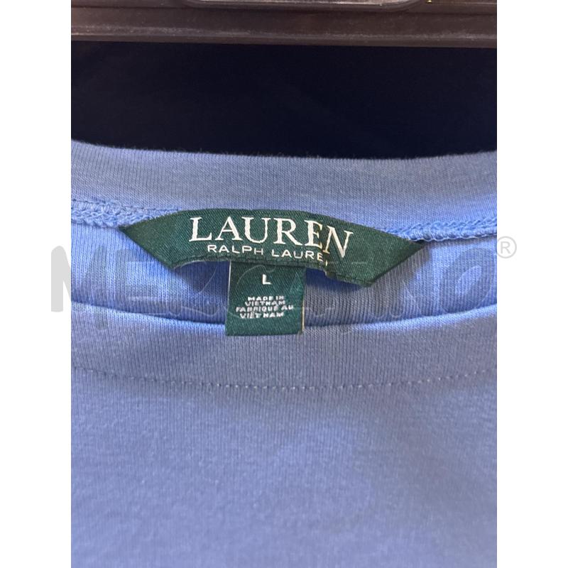 MAGLIA DONNA RALPH LAUREN MAN 3/4 AZZURRA | Mercatino dell'Usato Ciampino 2