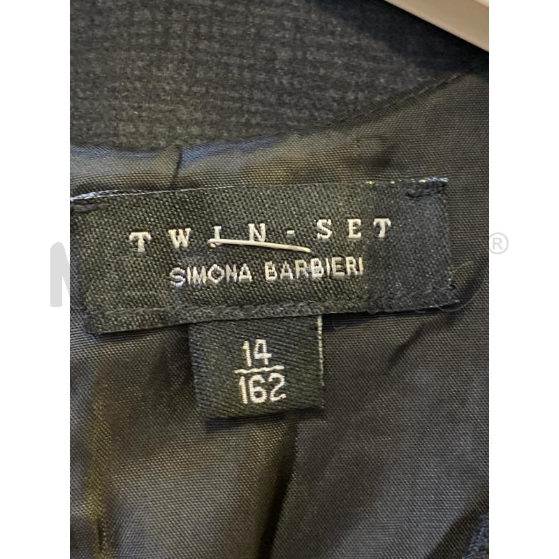 MAGLIA DONNA TWINSET NERA RIF BIANCHI FIORE COLLO BAINCO | Mercatino dell'Usato Ciampino 2