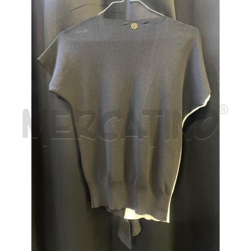 MAGLIA DONNA  SMANICATA MARIAGRAZIA SEVERI BIANCA POIS NERI | Mercatino dell'Usato Ciampino 3