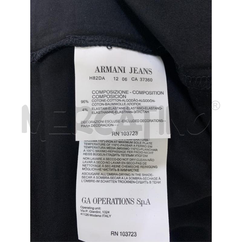 MAGLIA UOMO ARMANI JEANS NERA | Mercatino dell'Usato Ciampino 4