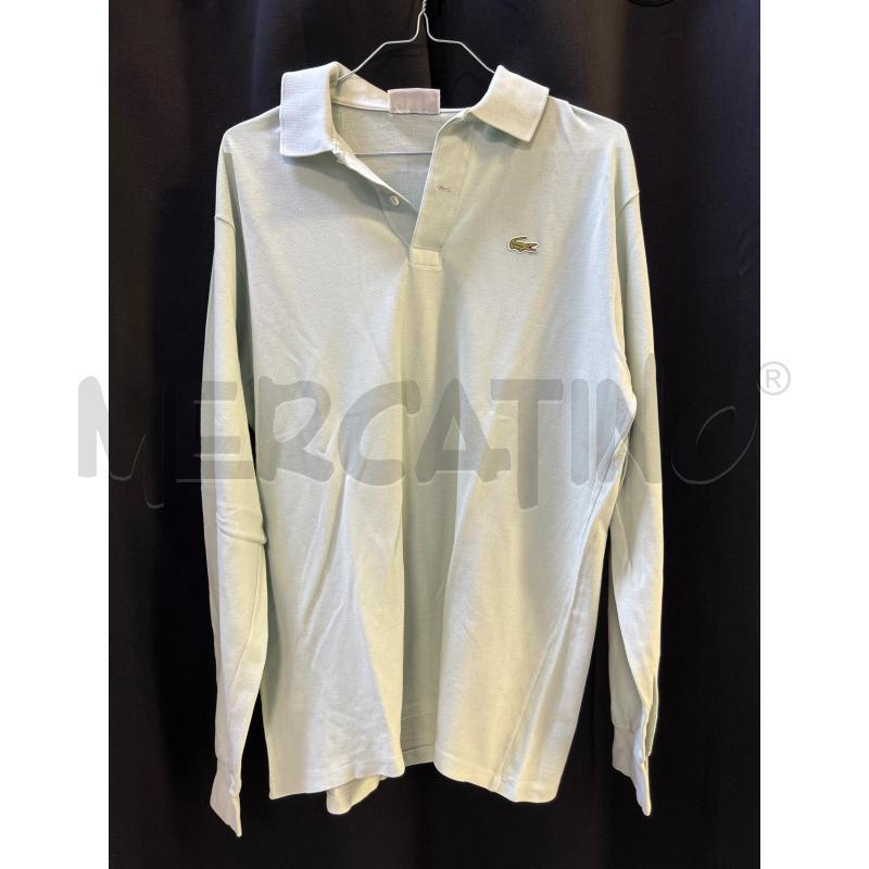 MAGLIA UOMO CELESTE LACOSTE  | Mercatino dell'Usato Ciampino 1