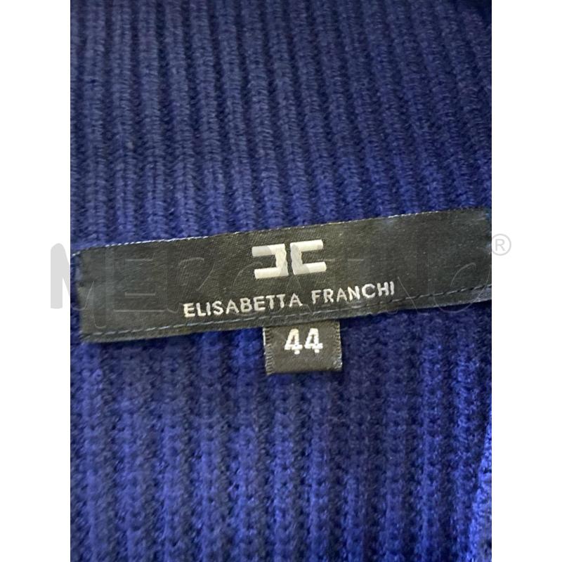 MAGLIONE DONNA ELISABETTA FRANCHI BLU  | Mercatino dell'Usato Ciampino 2